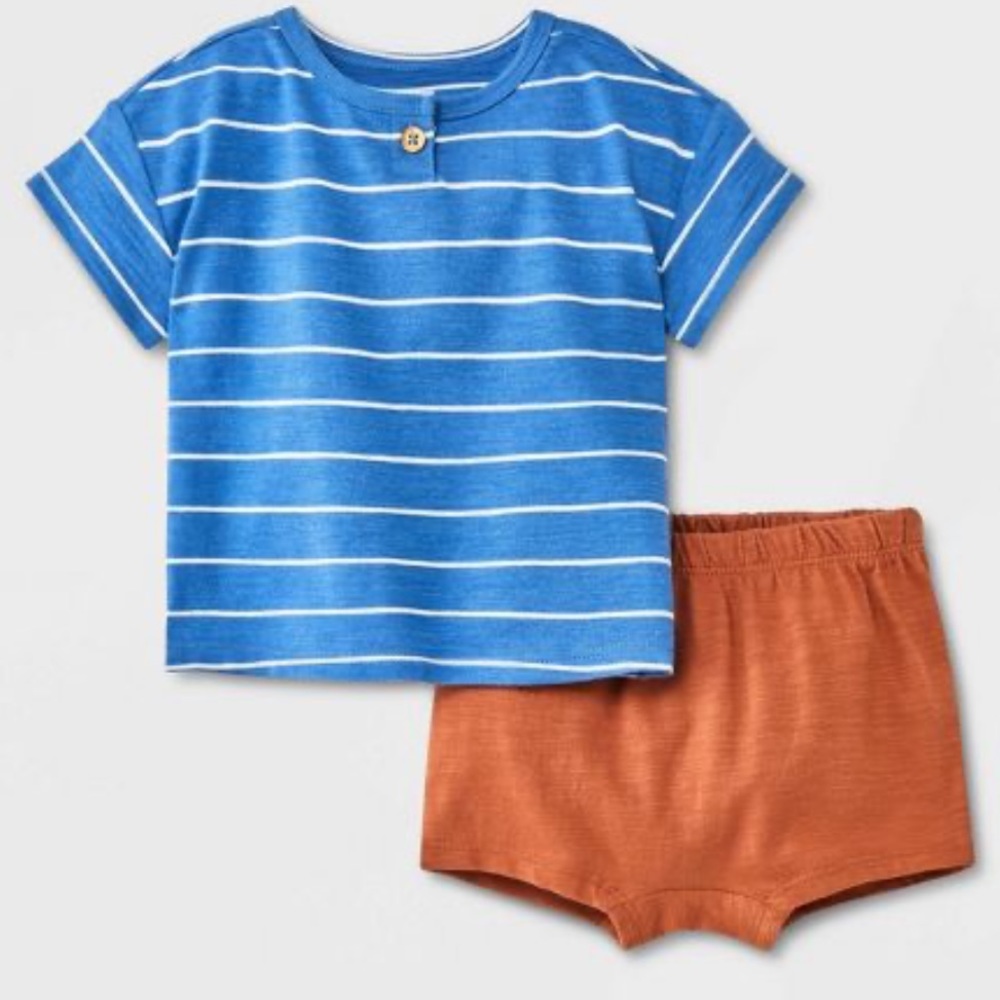 Baby Boys' Striped Top & Bottom Set Cat & Jack